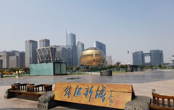 城市阳台风景美图